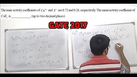 MEAN IONIC ACTIVITY CO-EFFICIENTS