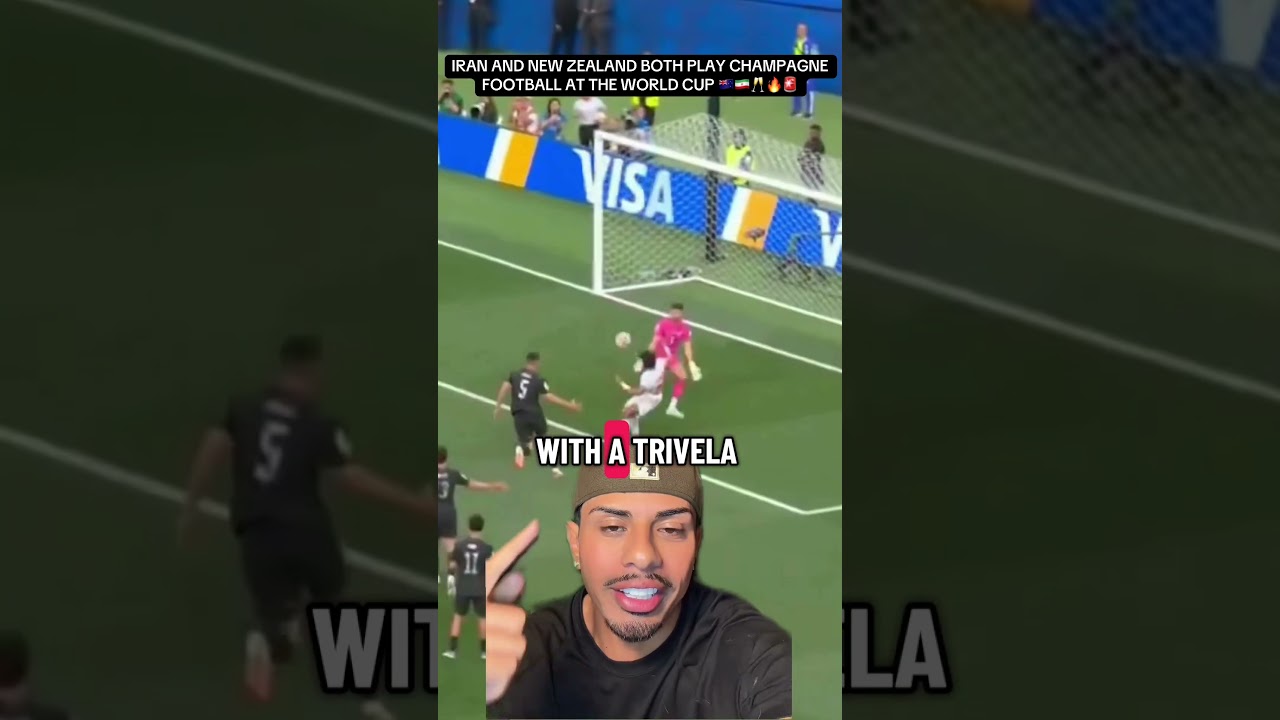 IRAN AND NEW ZEALAND BOTH PLAY CHAMPAGNE FOOTBALL AT THE WORLD CUP 🇳🇿🇮🇷🥂🔥🚨