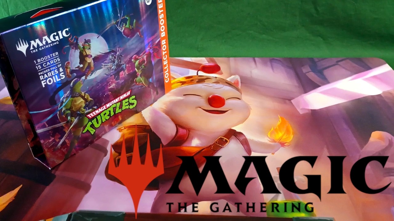 手持ちラスト　コレクターブースター　英語版　オメガボックス　omega box A Look at the TMNT Collector Booster Omega Pack - YouTube