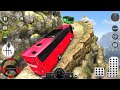 Bus in off-road inside mountains driving. bus simulator indesesia. xamer mustak