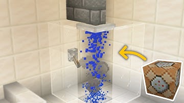 How to make a working bathroom using command blocks in minecraft