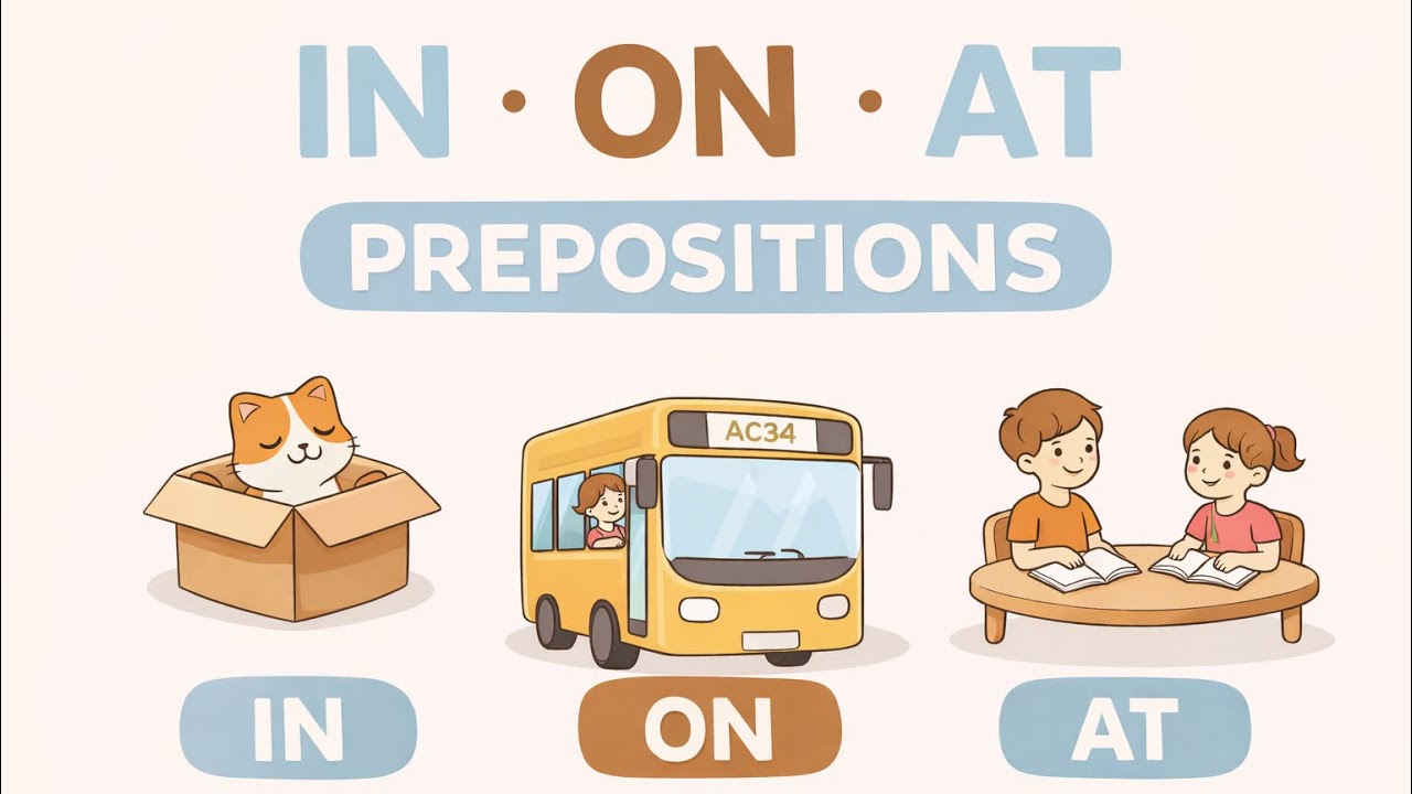On To Preposition In, On, To and At | English Prepositions Made Easy - YouTube