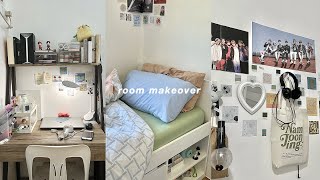 small room makeover 📓 | ft. diy ikea bed, cleaning, unboxing, decorating + quick room tour