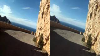 3D SBS Majorque / Mallorca 2014-03-24 Talaia d'Albercutx (Cap de Formentor) - 8m06s Scare