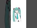 ミクが揺れるだけの動画　#初音ミク #アニメーション #ボカロ #ショート