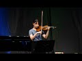 20222023 endofyear concert  zoe lin violin