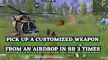 COD MOBILE PICK UP A CUSTOMIZED WEAPON FROM AN AIRDROP IN BATTLE ROYALE 3 TIMES | JB HUNTERS