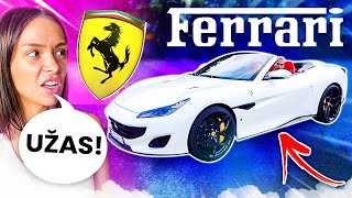 DEVOJKA I DRUGARI REAGUJU NA FERRARI! *Anja isprozivala*