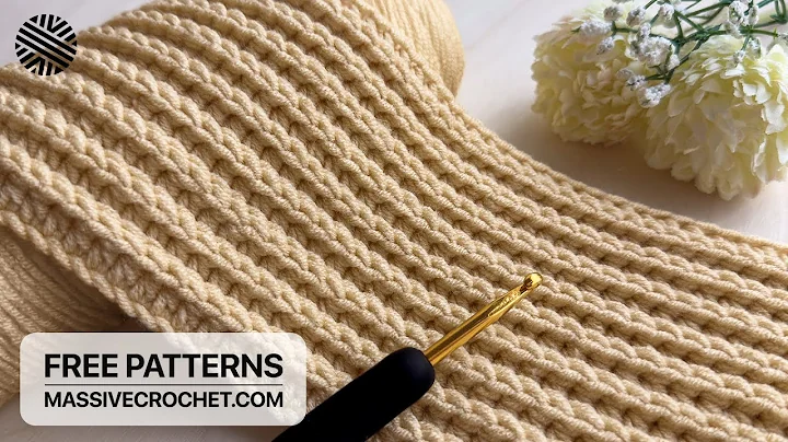 SUPER EASY & FAST Crochet Pattern for Beginners!⚡️Crochet Stitch for Baby Blanket, Bag & Hat