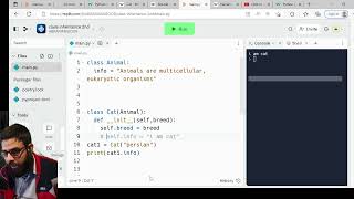 Class Inheritance and super() function in #python .Intro to OOP. Python intermediate part 5