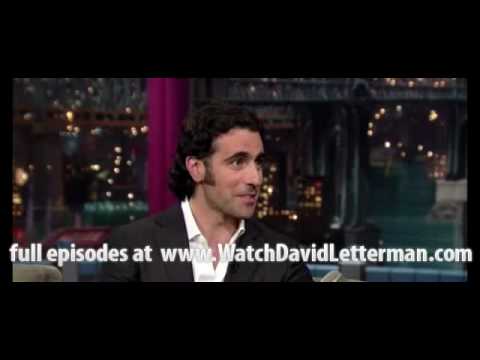 Dario Franchitti in The Late Show with David Lette...