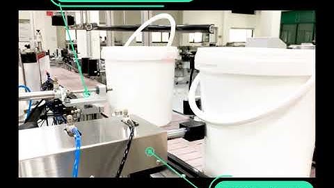 PL-501D Double Sides Bucket Labeling Machine ft. Automatic Handle Lifting Function