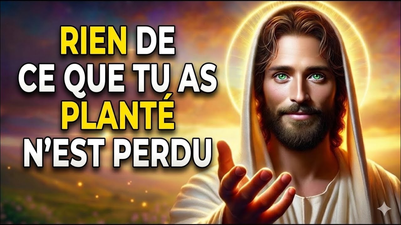 🔴RIEN DE CE QUE TU AS PLANTÉN'EST PERDU | MESSAGE DE DIEU URGENT!