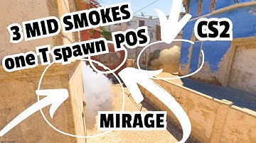 SMOKE CONNECTOR WINDOW and SHORT from ONE SPOT (CS2 MIRAGE)