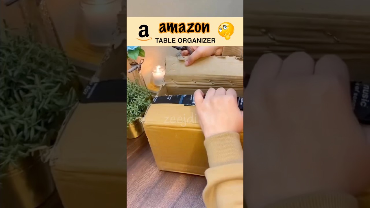 Unboxing Magazine & Book Tabletop Organizer from Amazon | Smart Desk Storage Under ₹300! 