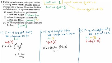 Grade 13 [S2]: The Poisson Distribution (part 2: worksheet) - video 1