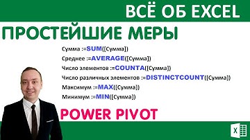 Power Pivot. Простейшие меры