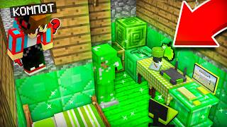 Я НАШЁЛ ИЗУМРУДНУЮ КОМНАТУ ЖИТЕЛЯ ПОД СВОИМ ДОМОМ В МАЙНКРАФТ | Компот Minecraft — trending on YouTube in Russia