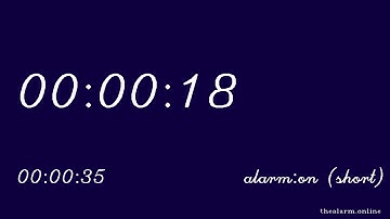 35 Second Countdown Timer with beep alarm
