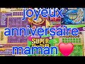 Joyeux anniversaire maman   grattage fdj jeu 