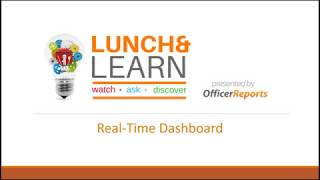 Lunch & Learn: Real-Time Dashboard
