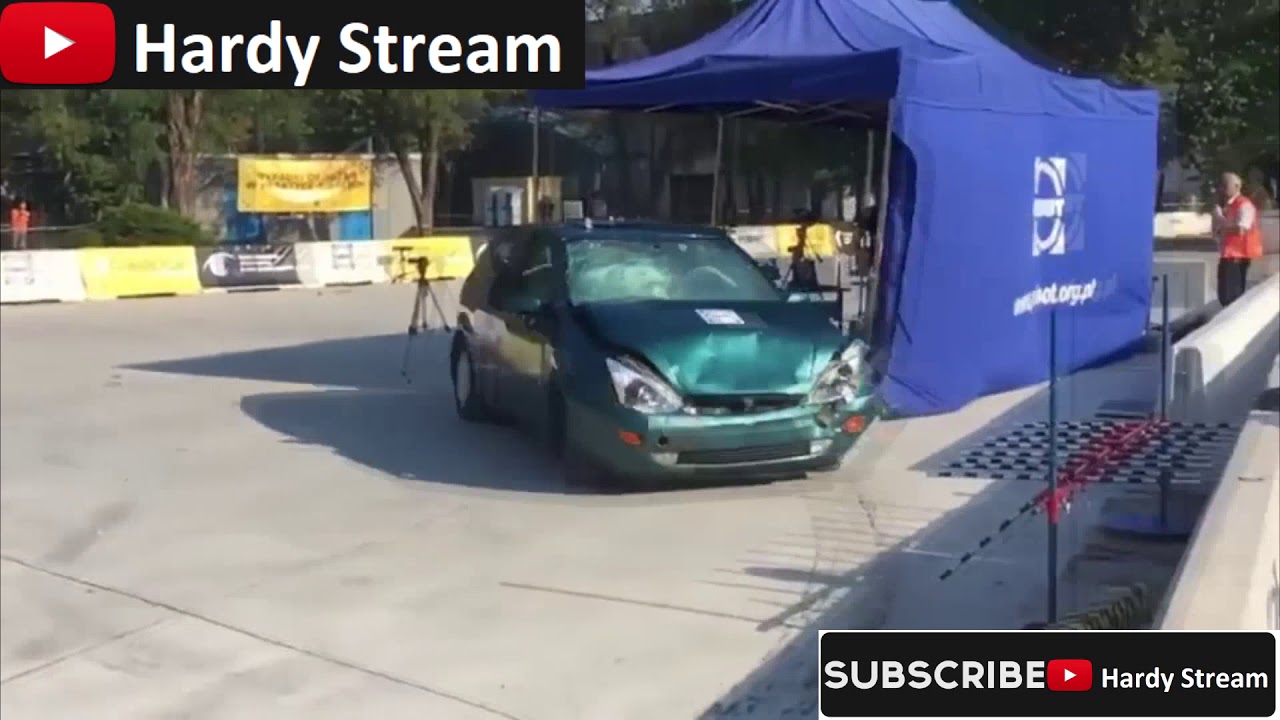 Unexpected surprise during crash car test in Poland