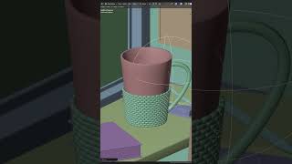 Transforming a coffee Mug #b3d #blender3d #3danimation
