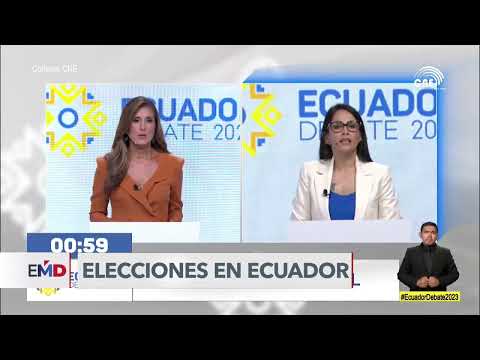 El gran debate de los dos candidatos en las presidenciales de Ecuador