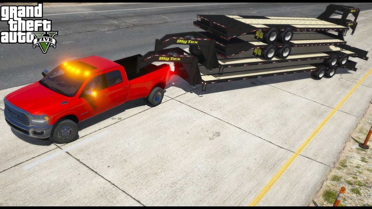 Gta 5 Real Life Mod 205 Buying 20 And 40 Foot Big Tex Trailers For Our