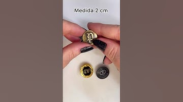 Conheça nossos botões personalizadas com sua marca medida 15mm