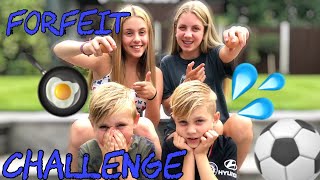 Forfeit Football Crossbar Challenge Ft. Nb23 My Sister Tricked Me