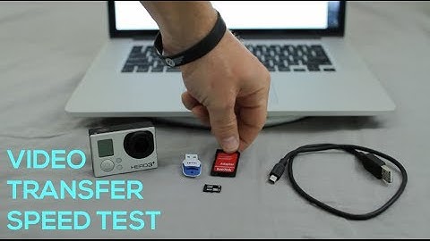 Video Transfer Speed Test - USB Cable, USB adapter & MicroSD Adapter Reader - GoPro Tip #311