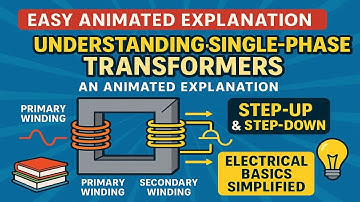 “Transformer Working Principle Explained with Animation | Single Phase Transformer” #transformers
