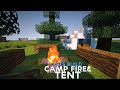 ✔How to make a Camp Fire and a Tent