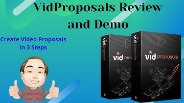 VidProposals Review and Demo - Create Video Proposals in 3 Steps