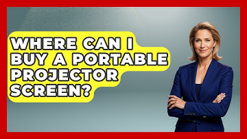 Where Can I Buy A Portable Projector Screen? - NextGen Viewing and Audio