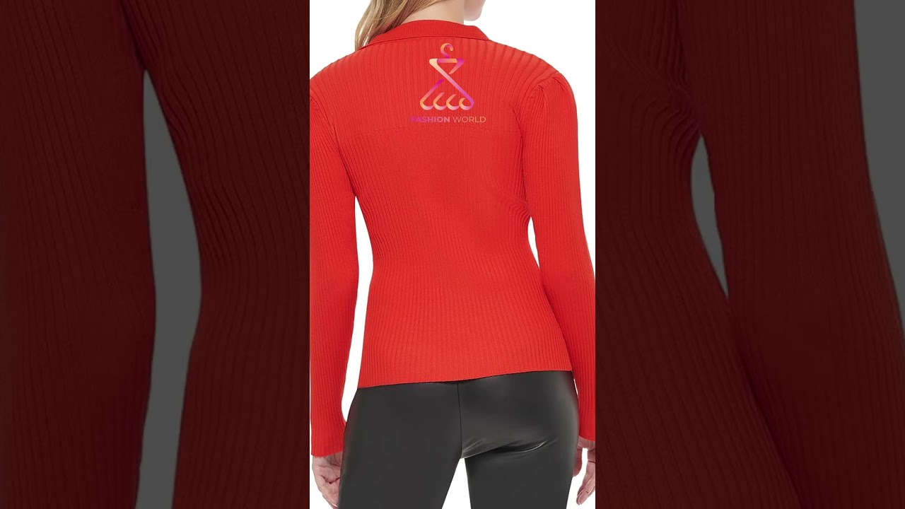 Karl Lagerfeld Paris Women's Everyday Long Sleeve Sweater