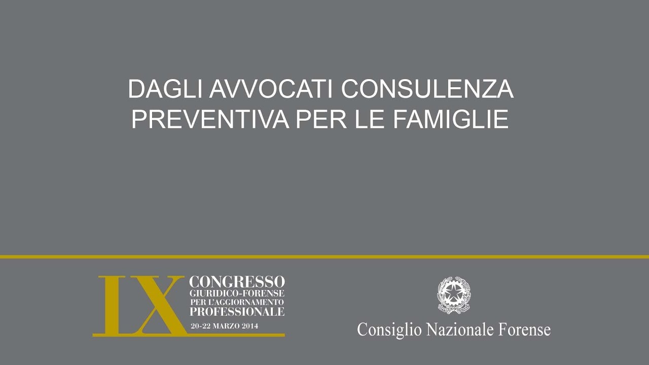 ordine avvocati milano Dagli Avvocati consulenza preventiva per le famiglie