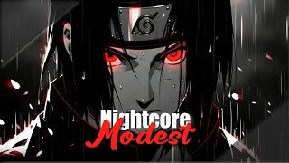 Nightcore - Modest (Lyrics)