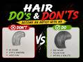 Hair Do’s & Don’ts ✏️ | Beginner vs Artist Drawing Tutorial