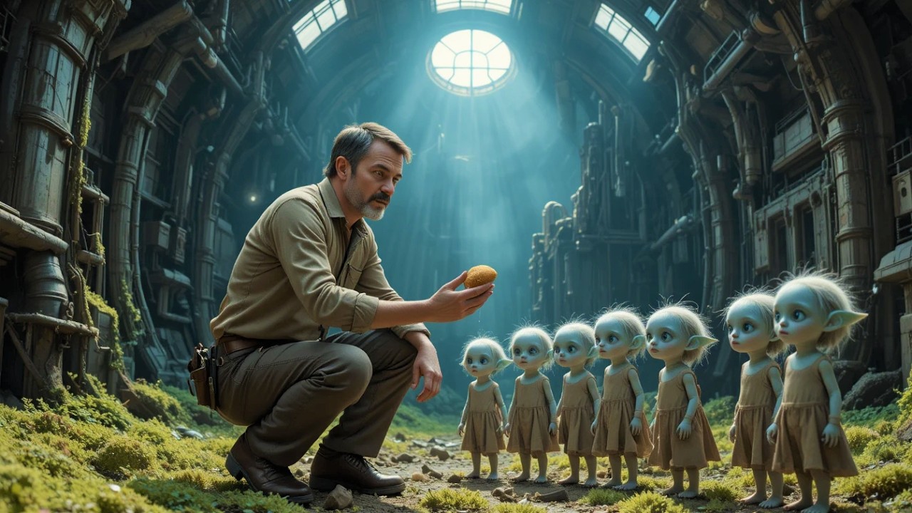 Дикие инопланетные дети доверяли только одному существу… Человеку-уборщику | Лучшая история HFY