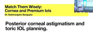 AIOC 2026   IC139   Best approaches for best outcomes in Premium Cataract Surgery