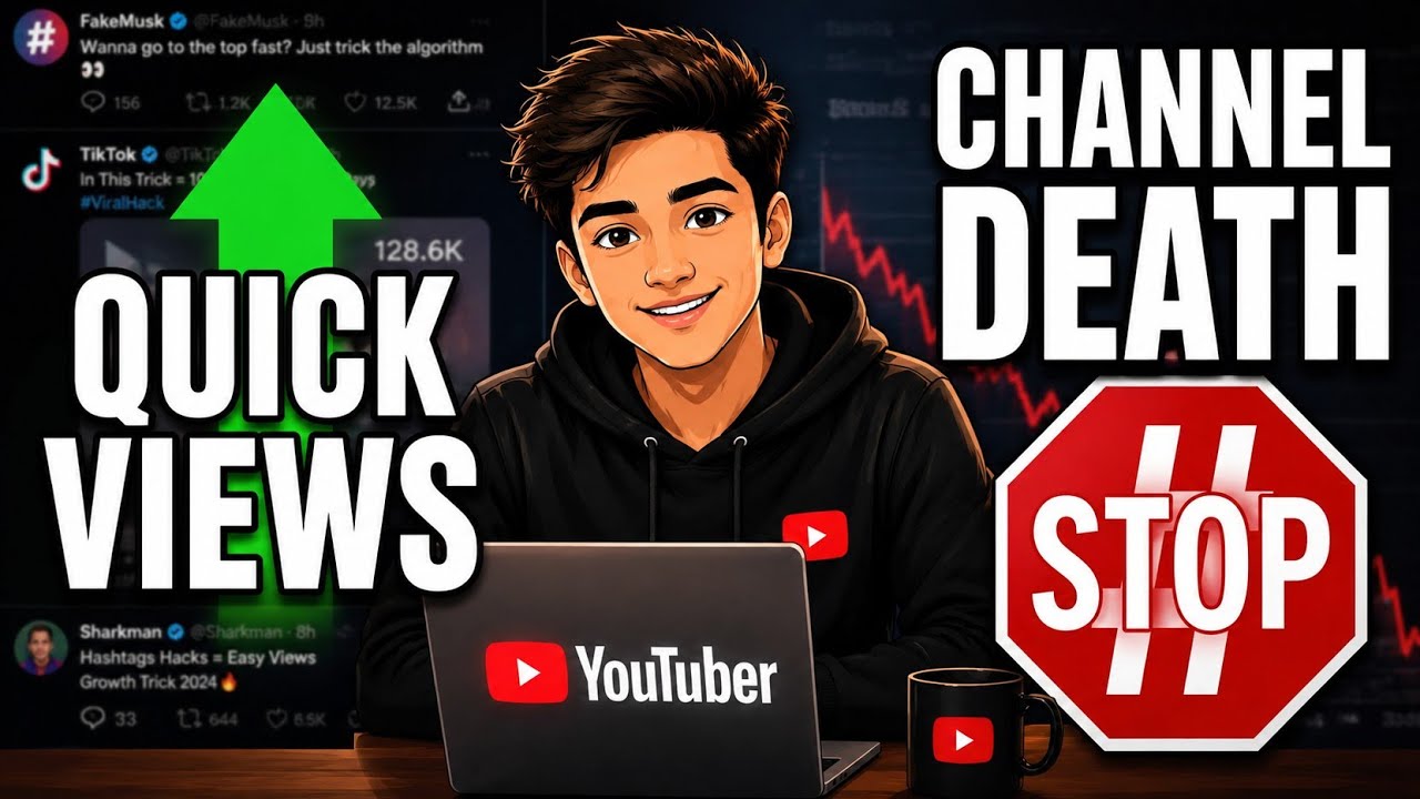"I Used Hashtags for Quick Views... My Channel Almost Died" by Spreading Growth