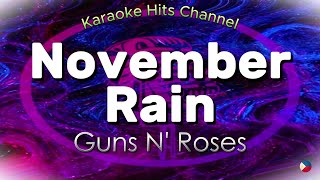 Guns N Roses  November Rain karaoke Version
