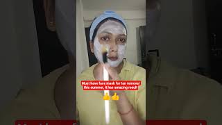 #tanremovel #facemask #facepack #mask