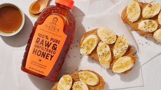Perfect Peanut Butter Honey Banana Sandwich