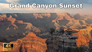 Grand Canyon Sunset (4K)