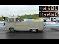 AMAZING AIR-COOLED VW SINGLE CAB RUNS AN 8.88 1/4 MILE