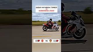 🔥 $3M Hypercar Got COOKED By A BIKE 💀 | jesko vs hayabusa #koenigsegg
