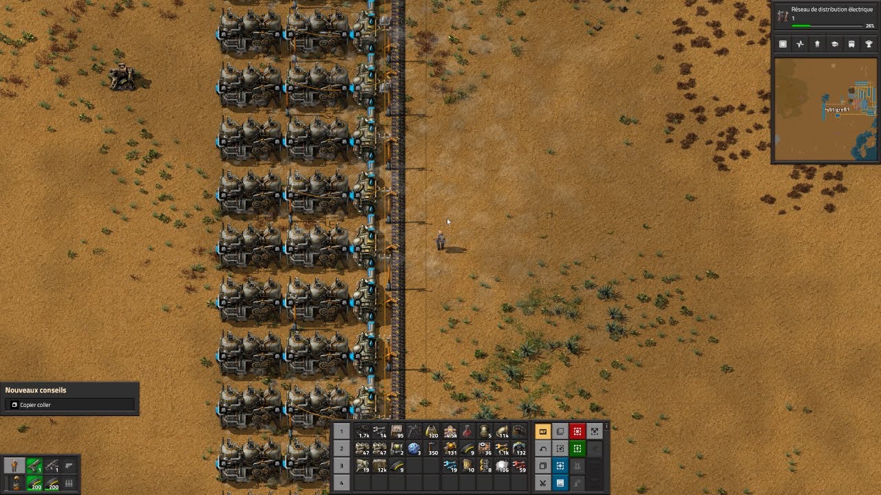 Factorio ep11 on augmente l'électricité et on commence le défense